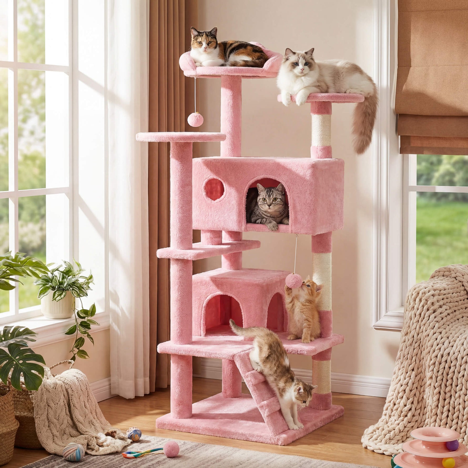 Cat Paradise: Plush Cat Climbing Frame