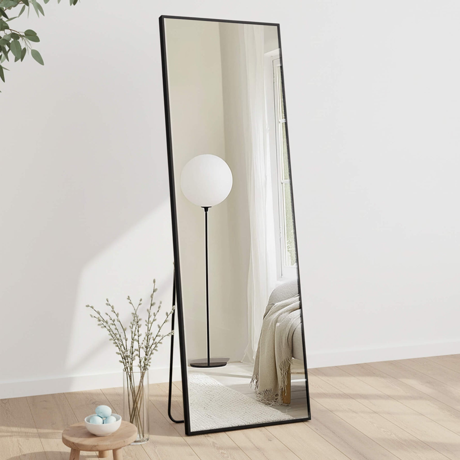 StockMAX Full Length Mirror Standing or Hanging for Bedroom