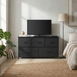 StockMAX Storage Cabinet with Metal Frame for Bedroom Dresser