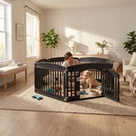StockMAX Plastic Dog Playpen with Door, Puppy Fence
