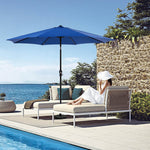 StockMAX Patio Sunshade, 9 Feet with 8 Bones for Patios, Pools