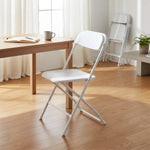 StockMAX Lightweight Plastic Folding Chair for Indoor & Outdoor Use（4-Piece Set）