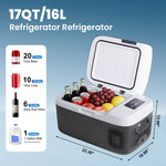Smart Portable Car Refrigerator for Camping & Road Trips