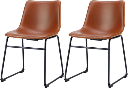 PU Leather Cushion and Metal Legs Bar Chairs 6011