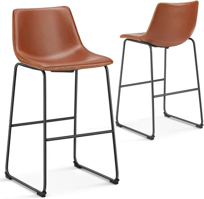 Counter Height Bar Stools with Back 6014