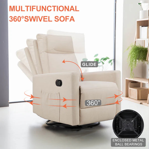 Swivel Rocker Rocking Recliner 6084