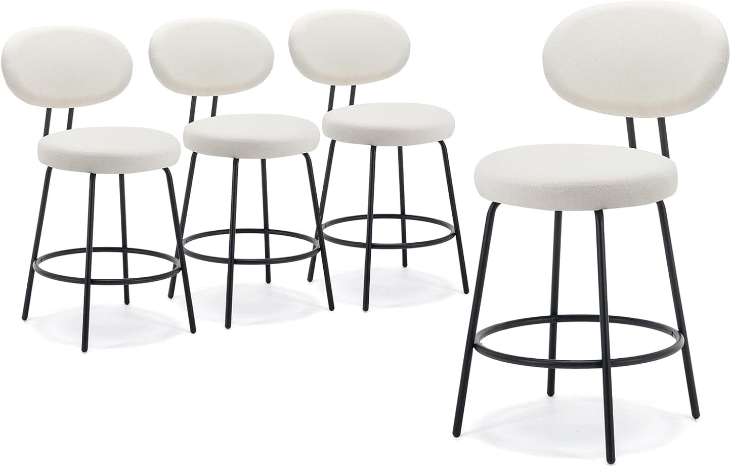 Modern Fabric Barstool 6151