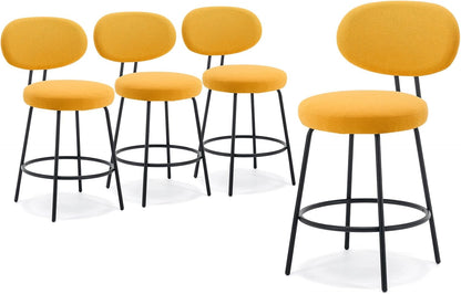 Modern Fabric Barstool 6151