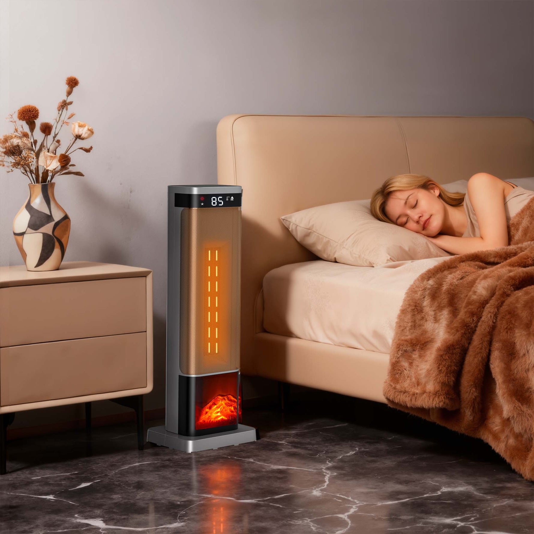 StockMAX Ceramic Space Heater-ETL Certified Safe for Office and Garage