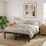 StockMAX Heavy Duty Metal Bed Frame with Under-Bed Storage for Bedroom