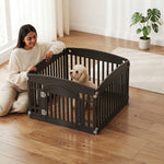 StockMAX Plastic Dog Playpen with Door, Puppy Fence