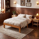 StockMAX Minimalist Solid Wood Bed Frame for Bedroom