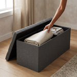StockMAX Bed Footstool with Storage for Bedroom and Entry Door
