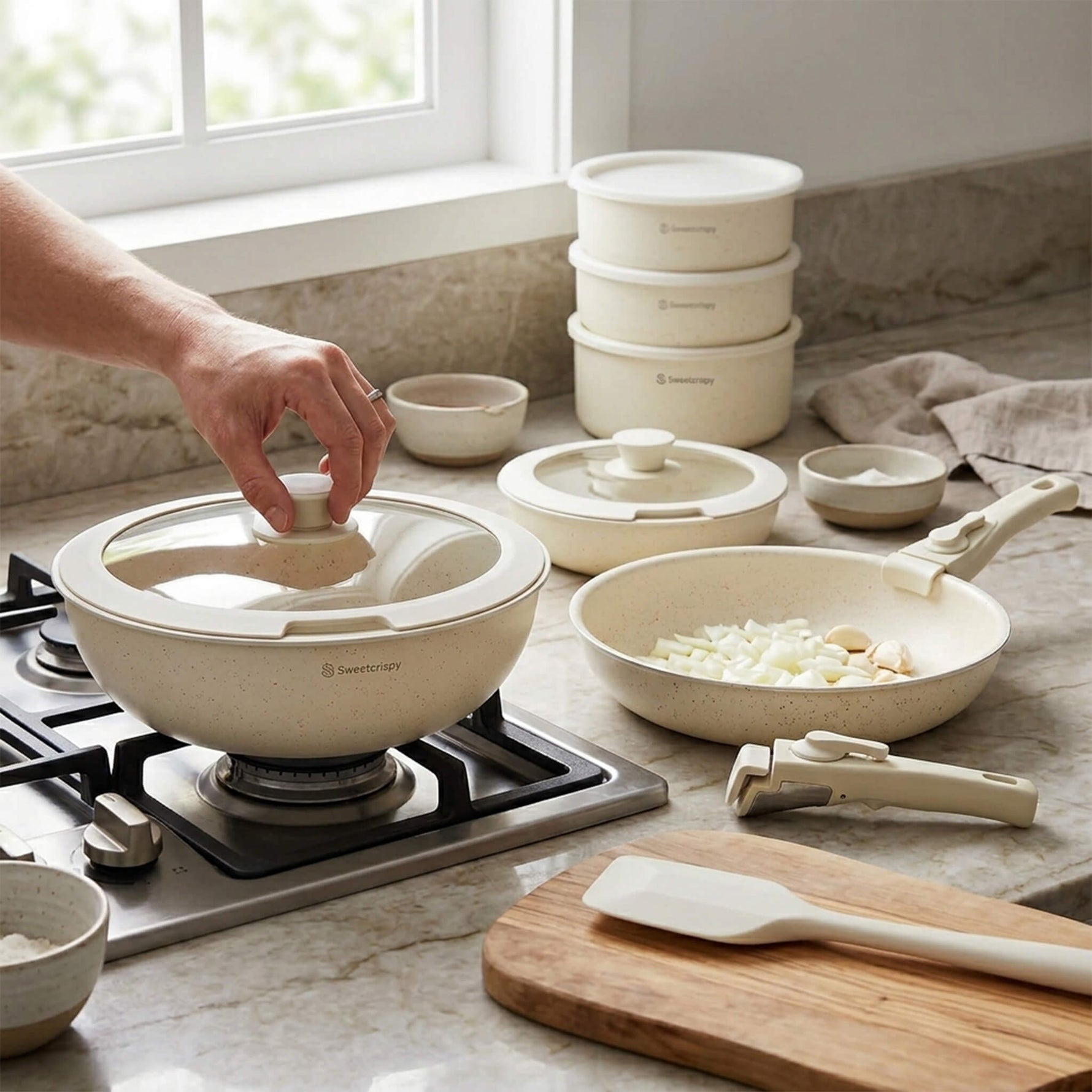 StockMAX Pot and Pan Set, Kitchen Essentials