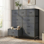 StockMAX Storage Cabinet with 9 Fabric Drawer For Children's Room