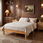 StockMAX Minimalist Solid Wood Bed Frame for Bedroom