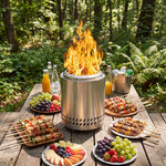 StockMAX Portable Fire Pit Enjoy the Warmth of the Outdoors