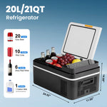 Smart Portable Car Refrigerator for Camping & Road Trips
