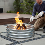 StockMAX 4FT Diameter Multi-Functional Camp Fire Ring Pit