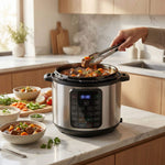 StockMAX 12-in-1 Electric Pressure Cooker with Stainless Steel Pot