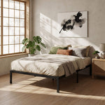 StockMAX Heavy Duty Metal Bed Frame with Under-Bed Storage for Bedroom