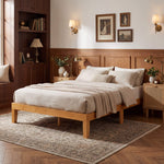 StockMAX Minimalist Solid Wood Bed Frame for Bedroom