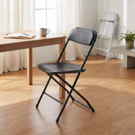 StockMAX Lightweight Plastic Folding Chair for Indoor & Outdoor Use（4-Piece Set）