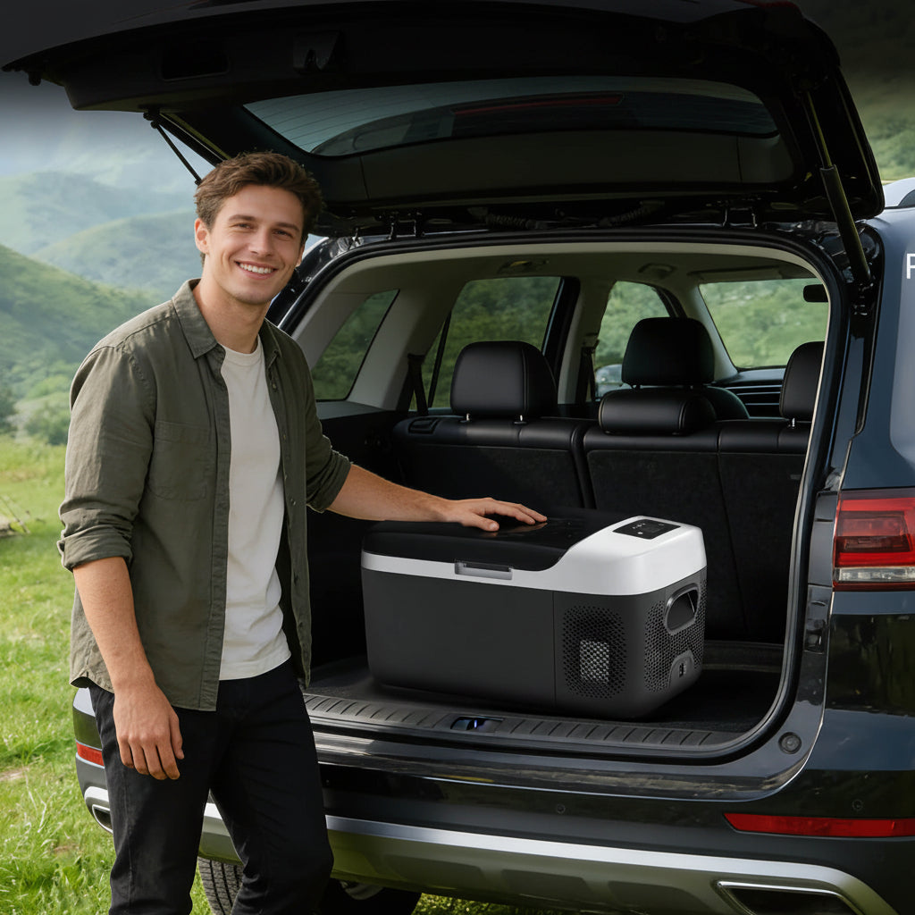 Smart Portable Car Refrigerator for Camping & Road Trips