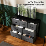 StockMAX Dresser Wooden Top with Storage for Living Room Bedroom