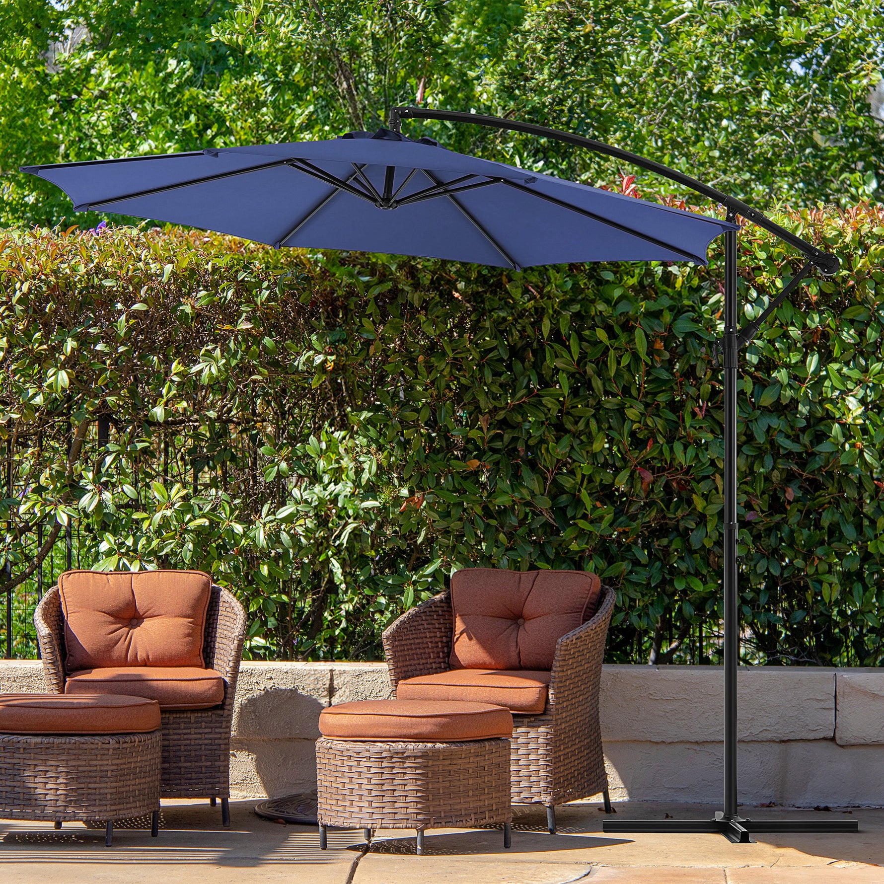 StockMAX Patio Umbrella, Outdoor Table Umbrella with Tilt and Crank