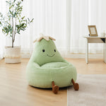 StockMAX Eggplant Bean Bag Chair – Soft ＆ Supportive