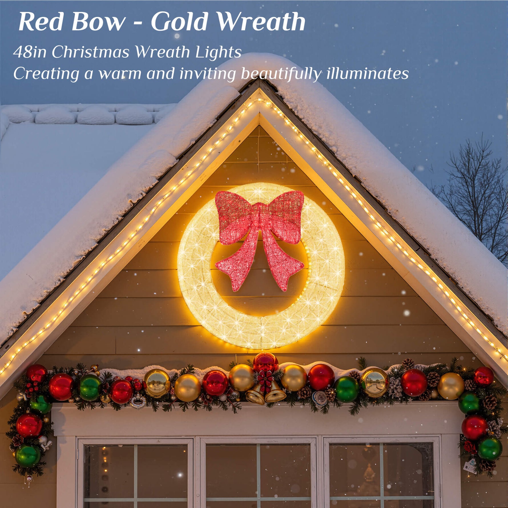 christmas wreath outdoor