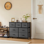 StockMAX Dresser Wooden Top with Storage for Living Room Bedroom