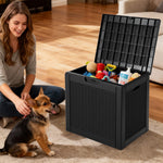 StockMAX 31 Gallon Resin Deck Box, Lockable Patio Storage Box