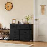 StockMAX Dresser Wooden Top with Storage for Living Room Bedroom