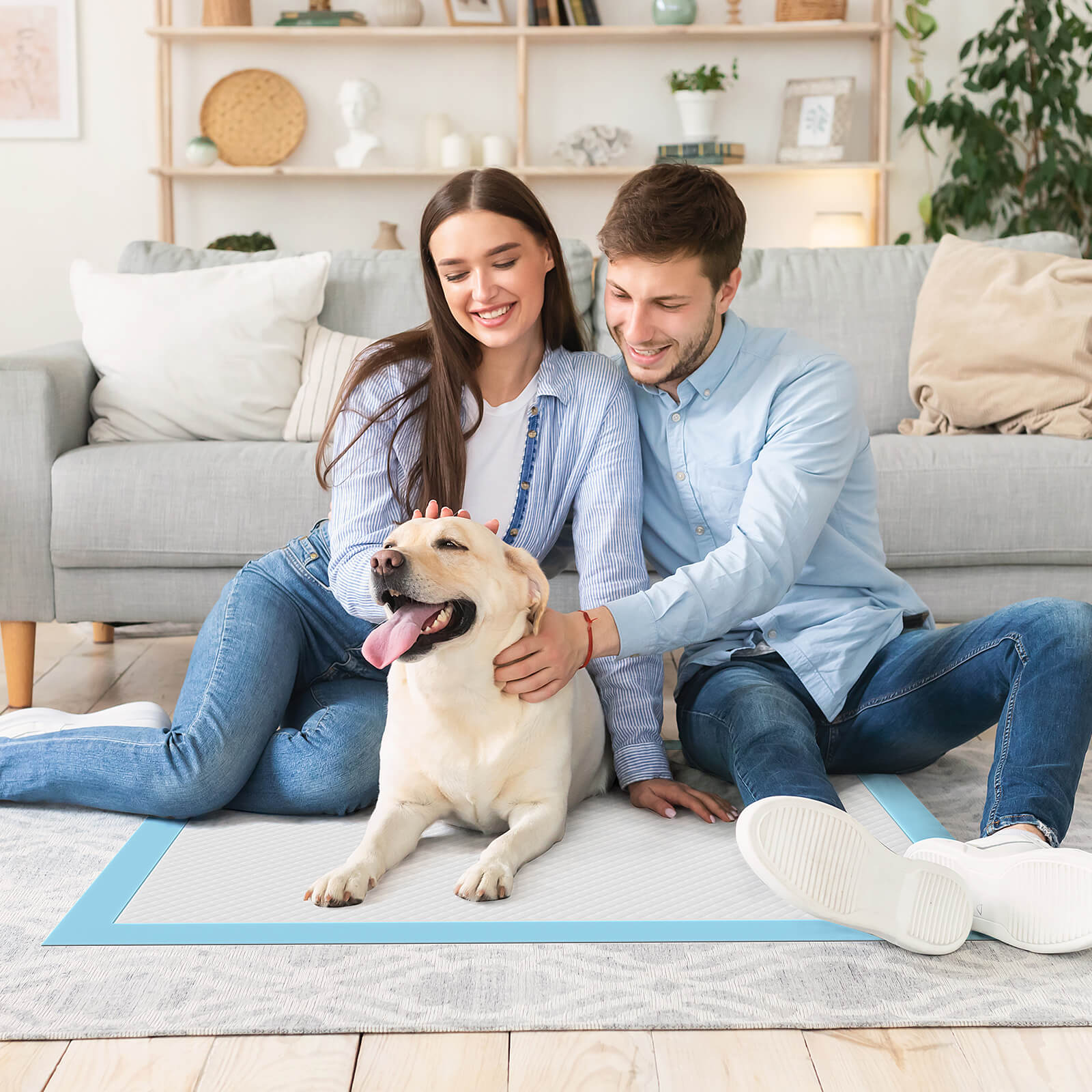 StockMAX Ultra Absorbent Puppy Training Pads, Leak-Proof, Quick-Dry Surface, Perfect for Dog Pee