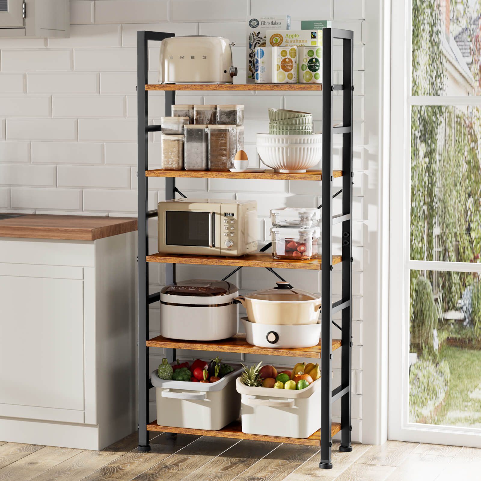 StockMAX Shelf Bookcase for Living Room Bedroom