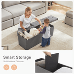StockMAX Bed Footstool with Storage for Bedroom and Entry Door