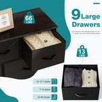 9 Drawer Storage Cabinet12#color_black