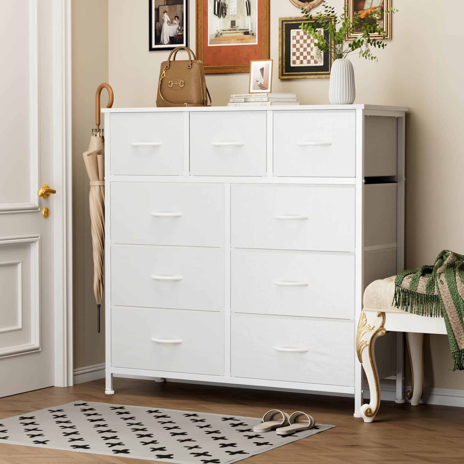 9 Drawer Storage Cabinet29#color_white