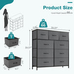 9 Drawer Storage Cabinet6#color_grey