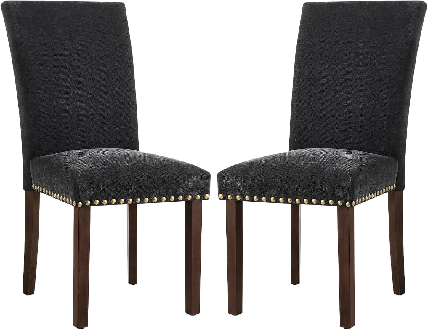 Upholstered Parsons Fabric Dining Chairs A420-F