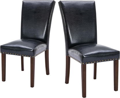 Upholstered Parsons PU Leather Dining Chairs A420-L