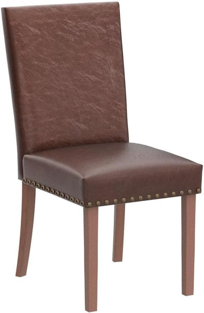 Upholstered Parsons PU Leather Dining Chairs A420-L