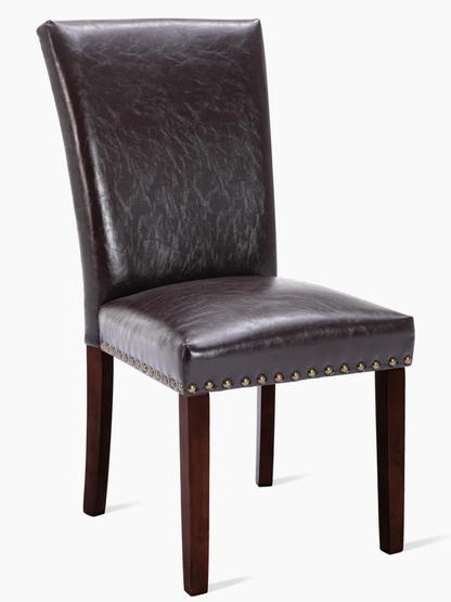 Dining Chair with Nailhead Trim - A420