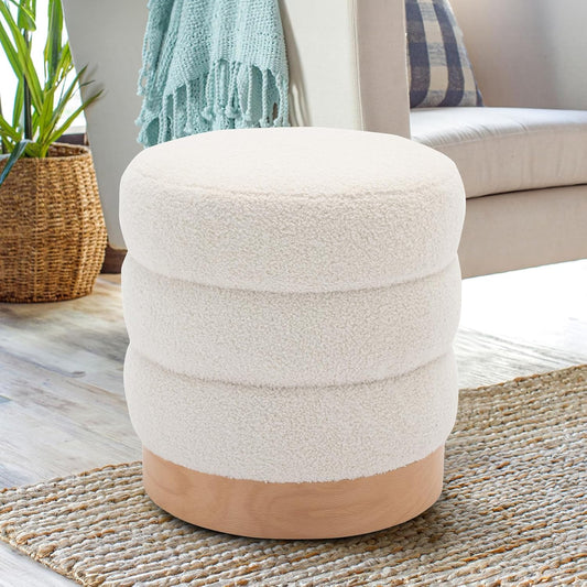 Sherpa Ottoman Footstool 0025