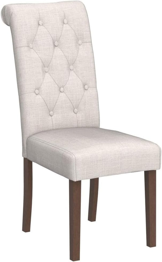 Button Tufted Dining Chairs B242