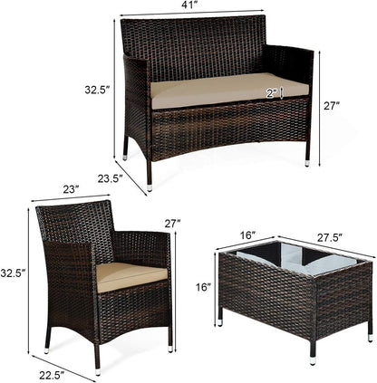 4-Piece Patio Sets BT4