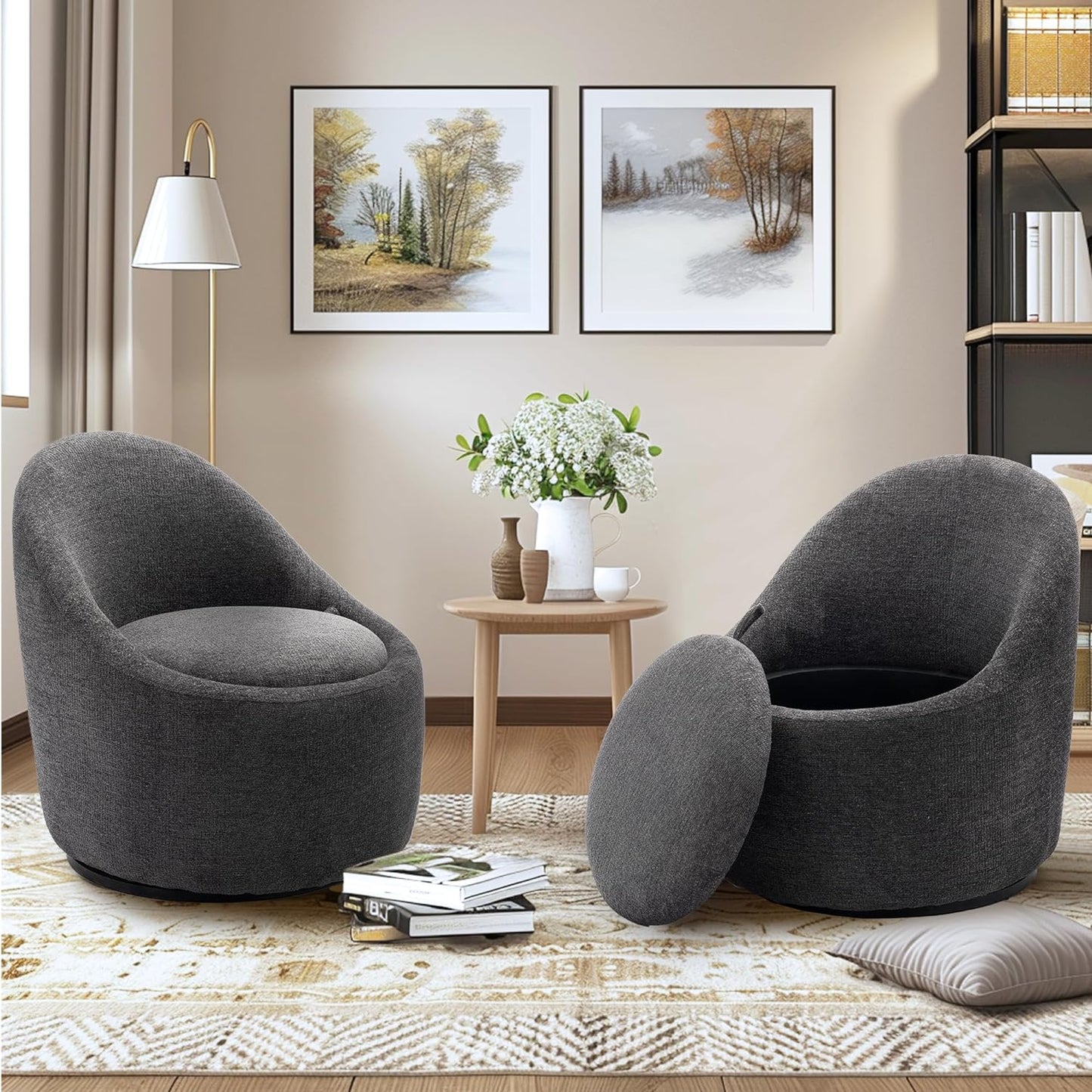 Swivel Accent Chair W188