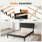 StockMAX Bed Frame with Headboard for Bedroom